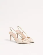 Valentino VLogo Signature Patent Leather Slingback Pump 80Mm - Image 6